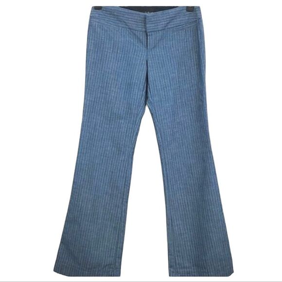 Twenty One Boot Cut Striped Denim Pants. Size 26 - Picture 1 of 10